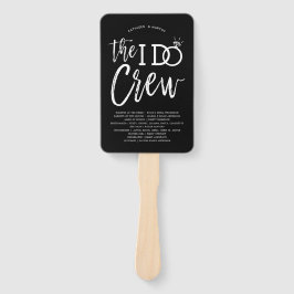 Die I-Crew | Hochzeitsfeier und Programm Black Fächer