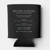 Die I-Crew | Ihre Hochzeitsfeier | Gold Script Dosenkühler (Rückseite)