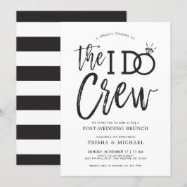 Die I-Crew | Post Wedding Brunch Einladung