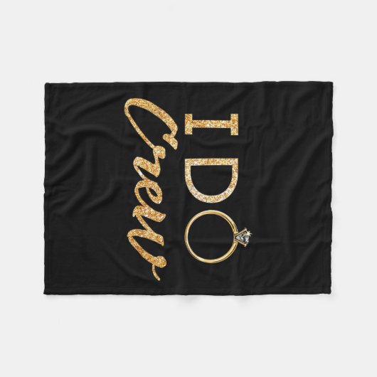 Die I Do Crew Fleecedecke (Vorderseite (Horizontal))