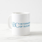Die IABC Logo-Tasse Kaffeetasse (Vorderseite Links)