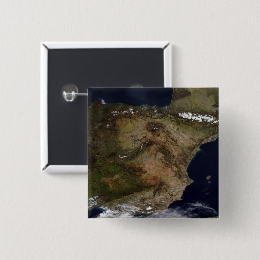 Die iberische Halbinsel Button (Vorne & Hinten)