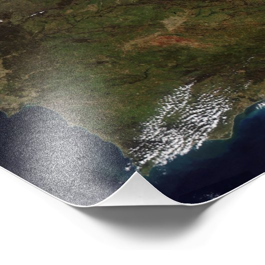 Die iberische Halbinsel Fotodruck (Ecke)