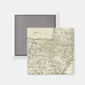 Die iberische Halbinsel Magnet (Vorderseite/Rückseite)