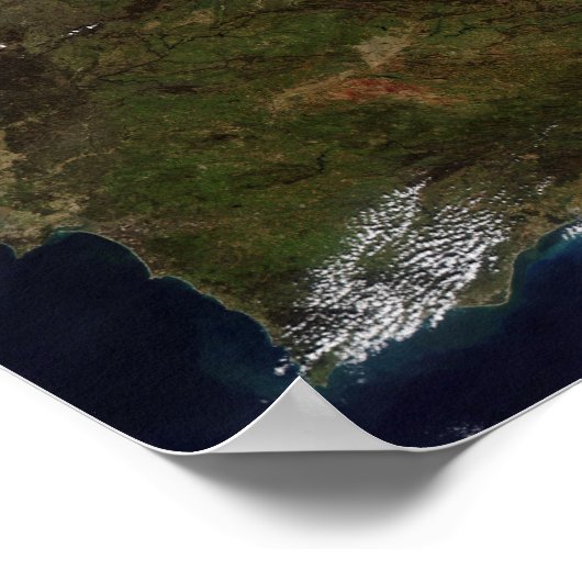 Die iberische Halbinsel Poster (Ecke)