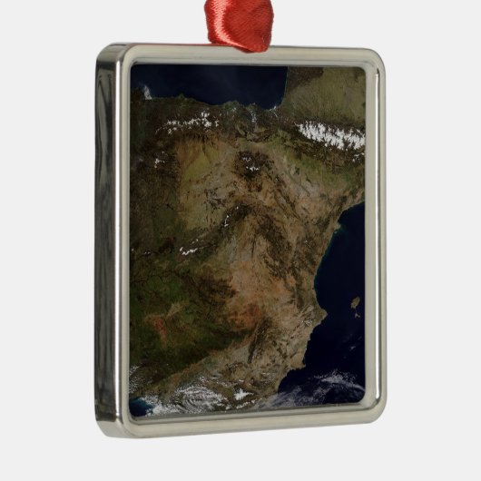 Die iberische Halbinsel Silbernes Ornament (Rechts)