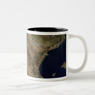 Die Iberische Halbinsel Zweifarbige Tasse