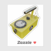 Die Iconic CD V-700 Geiger Counter Aufkleber (Blatt)