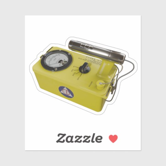 Die Iconic CD V-700 Geiger Counter Aufkleber (Blatt)
