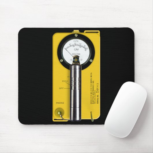 Die Iconic CD V-700 Geiger Counter Mousepad (Mit Mouse)