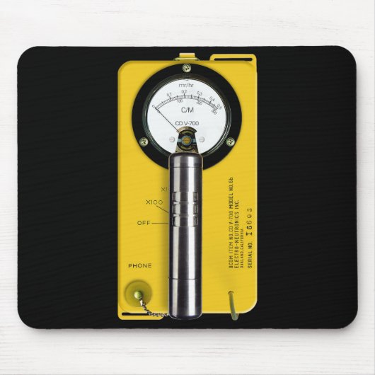 Die Iconic CD V-700 Geiger Counter Mousepad (Vorne)