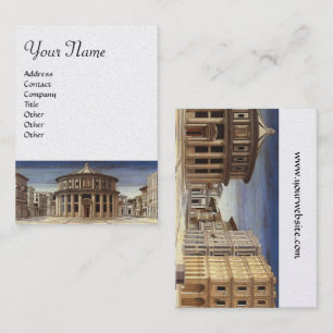 DIE IDEALE STADT/RENAISSANCE-ARCHITEKTUR, ARCHITEK VISITENKARTE