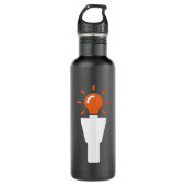 Die Idee Guy™ Wasser-Flasche 24.oz Edelstahlflasche (Vorderseite)