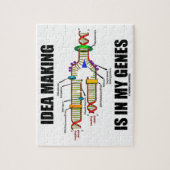 Die Idee ist in meinen Genen (DNA-Replikation) Puzzle (Vertikal)