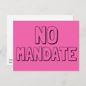 Die Iden Trumps ohne Mandat Postcard Postkarte (Vorne/Hinten)