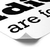 Die Idiome sind für die Vögel Funny Poster Sign Gr (Ecke)