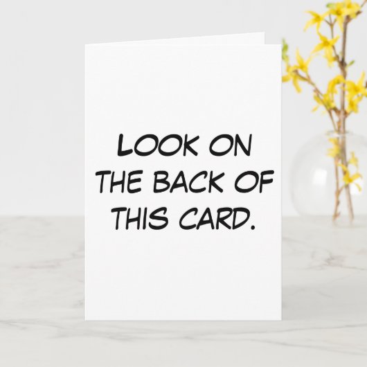 Die Idiotkarte Karte (Gelbe Blume)