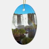 Die Iguaçu-Wasserfälle 2 Keramikornament (Links)