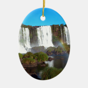 Die Iguaçu-Wasserfälle 2 Keramikornament