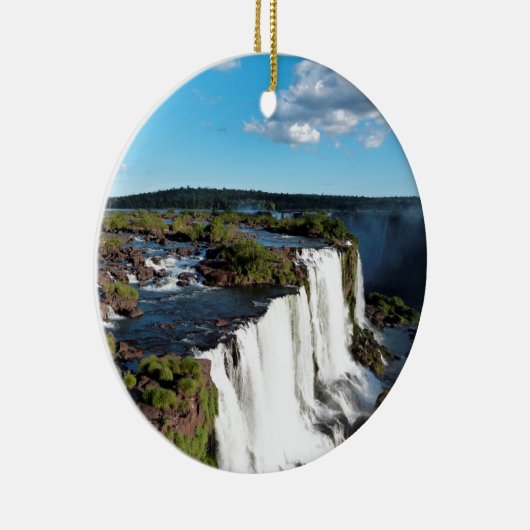 Die Iguaçu-Wasserfälle 3 Keramik Ornament (Rechts)