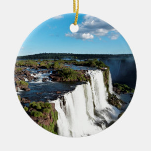 Die Iguaçu-Wasserfälle 3 Keramik Ornament