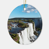 Die Iguaçu-Wasserfälle 3 Keramik Ornament (Links)
