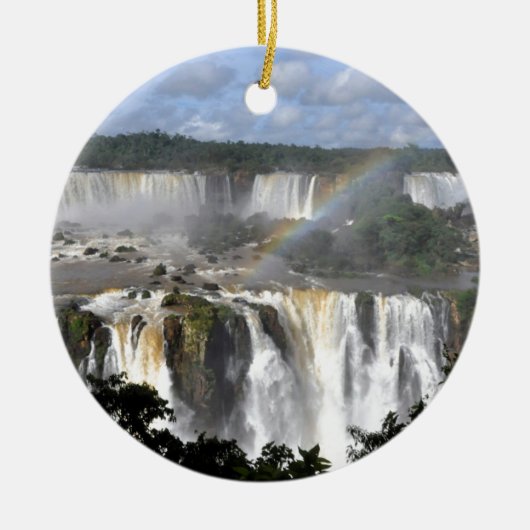Die Iguaçu-Wasserfälle 7 Keramik Ornament (Vorne)