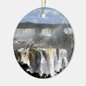 Die Iguaçu-Wasserfälle 7 Keramik Ornament (Links)