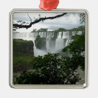 Die Iguaçu-Wasserfälle Argentinien Silbernes Ornament