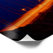 Die ikonische Brücke mit San Francisco Poster (Ecke)