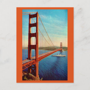 Die ikonische Golden Gate Bridge Postkarte