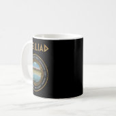 Die Iliad-Helden des Trojanischen Krieges Kaffeetasse (Vorderseite Links)