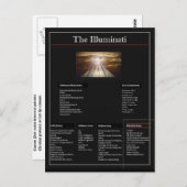 Die Illuminati Postkarte (Vorne/Hinten)