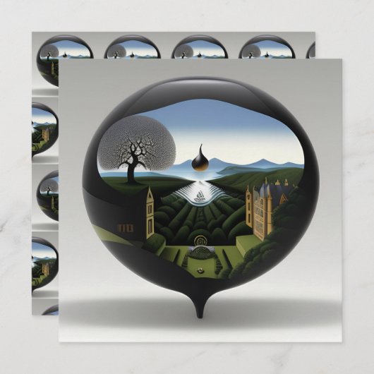 Die Illusion der Realität: Die moralische Wut Einladung (Vorne/Hinten)