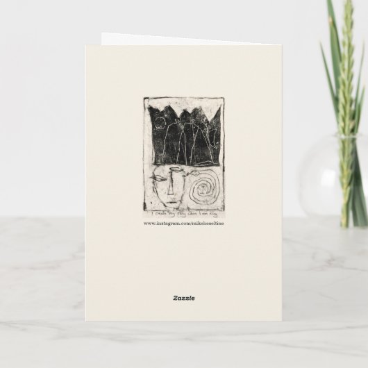 Die Illusion eines eigenen Selbst Karte (Rückseite)