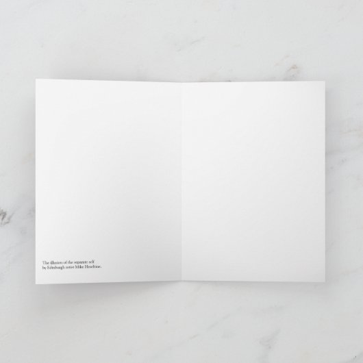 Die Illusion eines eigenen Selbst Karte (Innenseite)