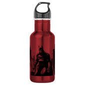 Die Illustration des Comic Batman Edelstahlflasche (Vorderseite)