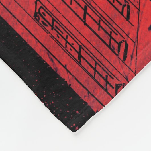 Die Illustration des Comic Batman Fleecedecke (Ecke)