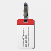 Die Illustration des Comic Batman Gepäckanhänger (Rückseite vertikal)