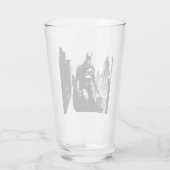 Die Illustration des Comic Batman Glas (Rückseite)