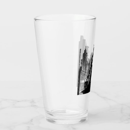 Die Illustration des Comic Batman Glas (Rechts)