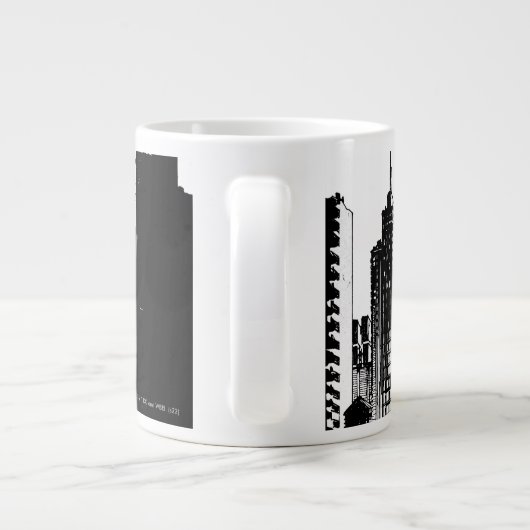 Die Illustration des Comic Batman Jumbo-Tasse (Rückseite)