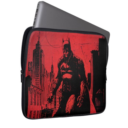 Die Illustration des Comic Batman Laptopschutzhülle (Vorne Rechts)