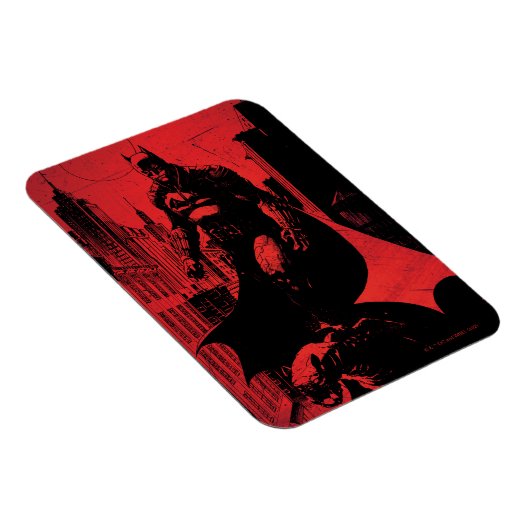 Die Illustration des Comic Batman Magnet (Rechte Seite)