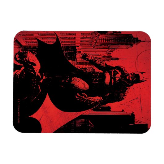 Die Illustration des Comic Batman Magnet (Horizontal)