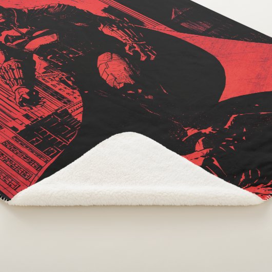 Die Illustration des Comic Batman Sherpadecke (3/4)