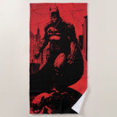 Die Illustration des Comic Batman Strandtuch (Vorderseite)