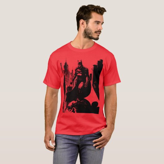 Die Illustration des Comic Batman T-Shirt (Vorne ganz)