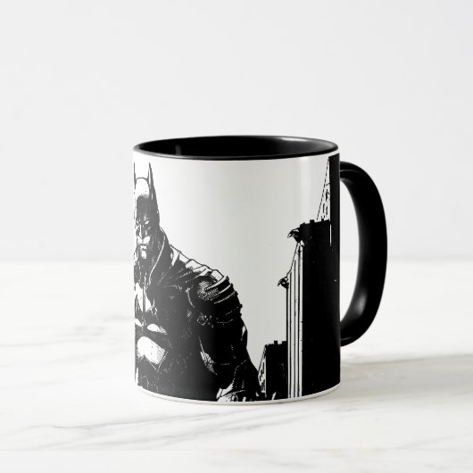 Die Illustration des Comic Batman Tasse (VorderseiteRechts)