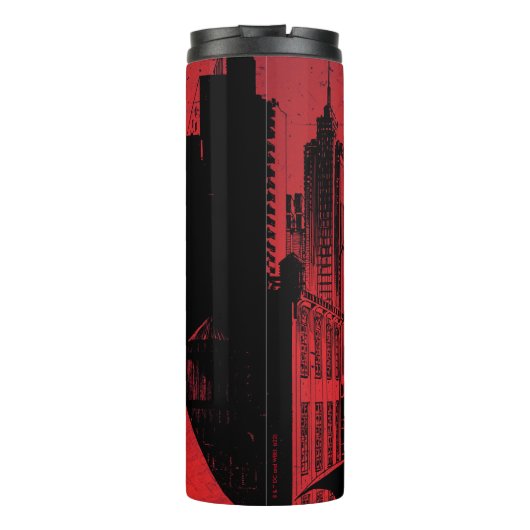 Die Illustration des Comic Batman Thermosbecher (Rückseite)